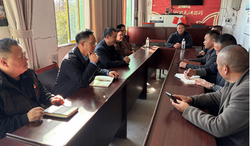 机关第九党支部赴子云村开展党建活动