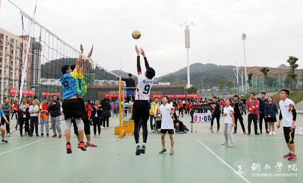 beat365官网举办2017年“双飞广告杯”学生排球赛